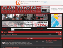 Tablet Screenshot of foro.club-toyota.com.ar